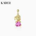 KADER Card Pony Poly Pendant Necklace