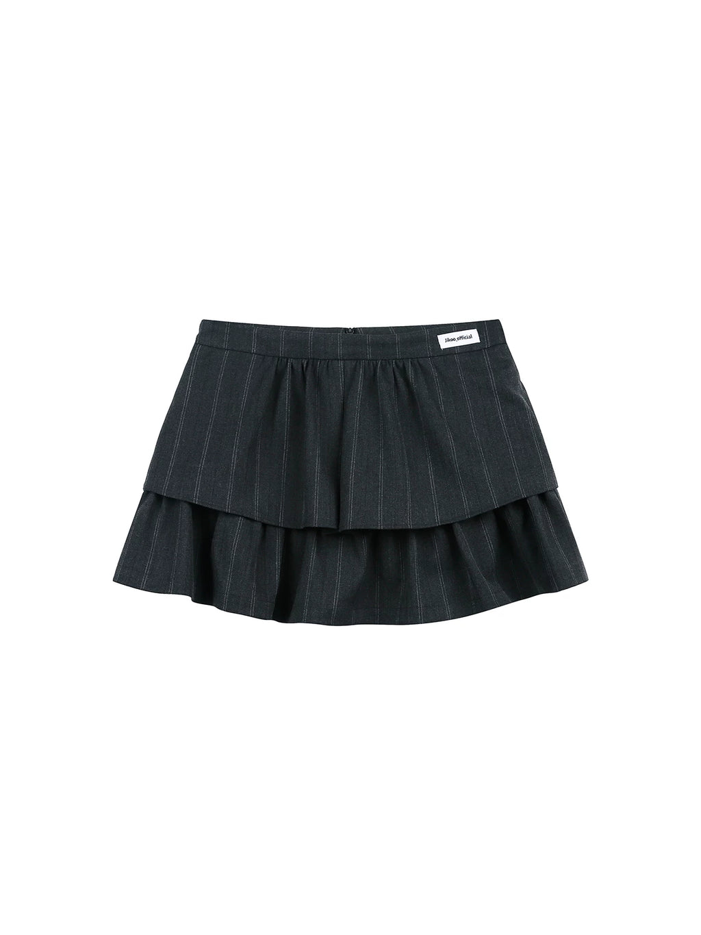 JIKOO Striped Suit Puffy Skirt