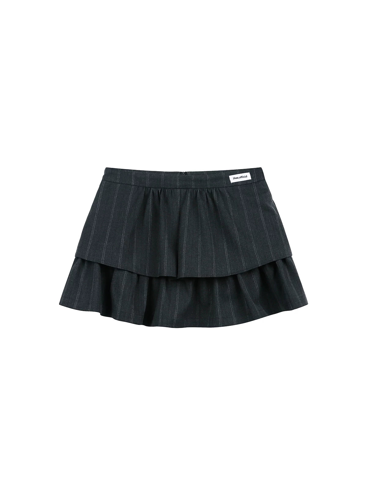 JIKOO Striped Suit Puffy Skirt