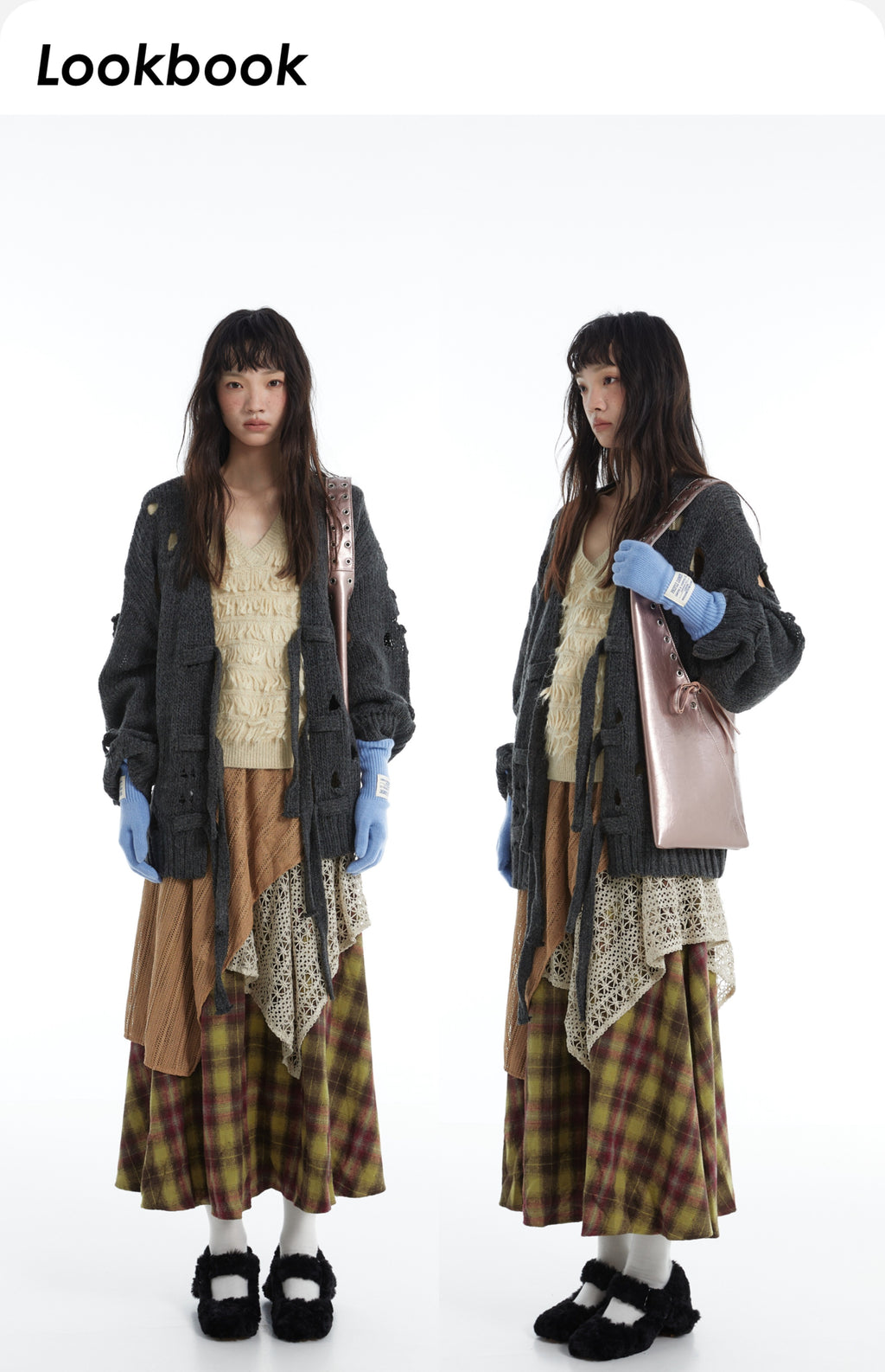 DirtySix Cow Split Leather trotro triangle vaporwave punk bag