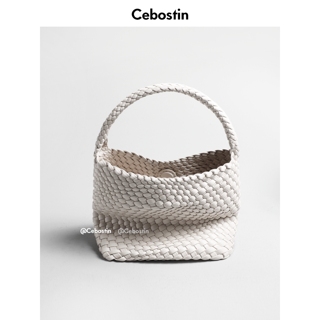Cebostin Braided Large Capacity Oblique Span Bag