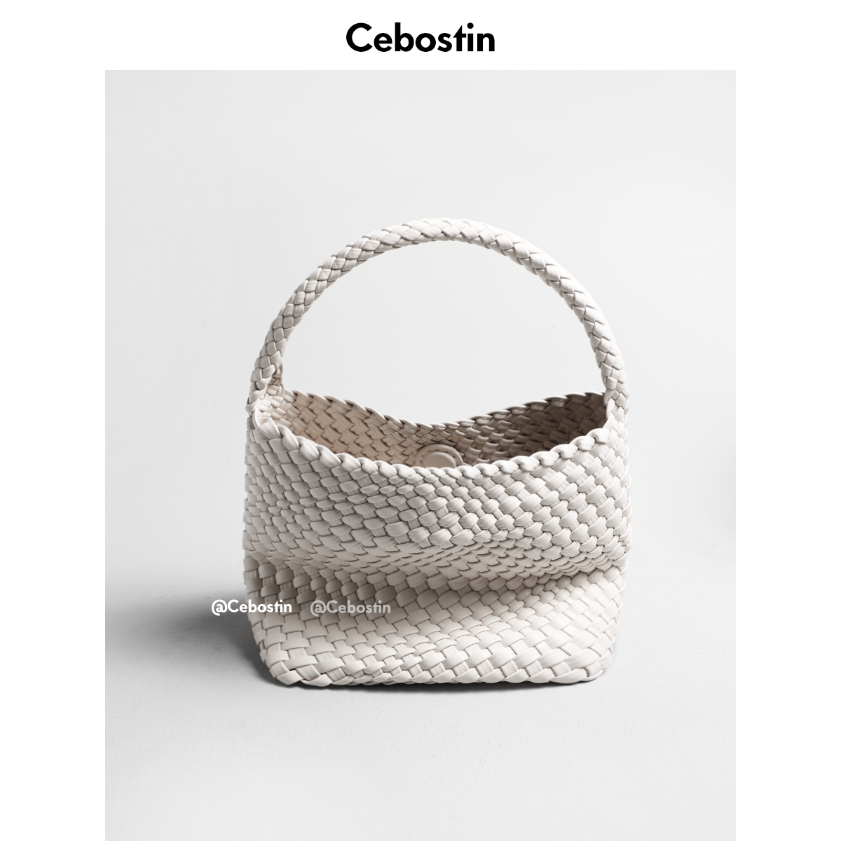 Cebostin Braided Large Capacity Oblique Span Bag