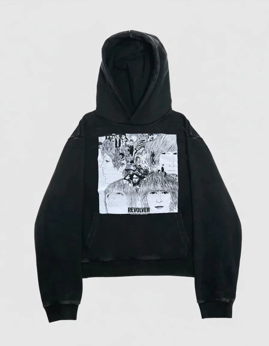 MELANIN Vintage Vintage Japanese Street Hooded Sweater