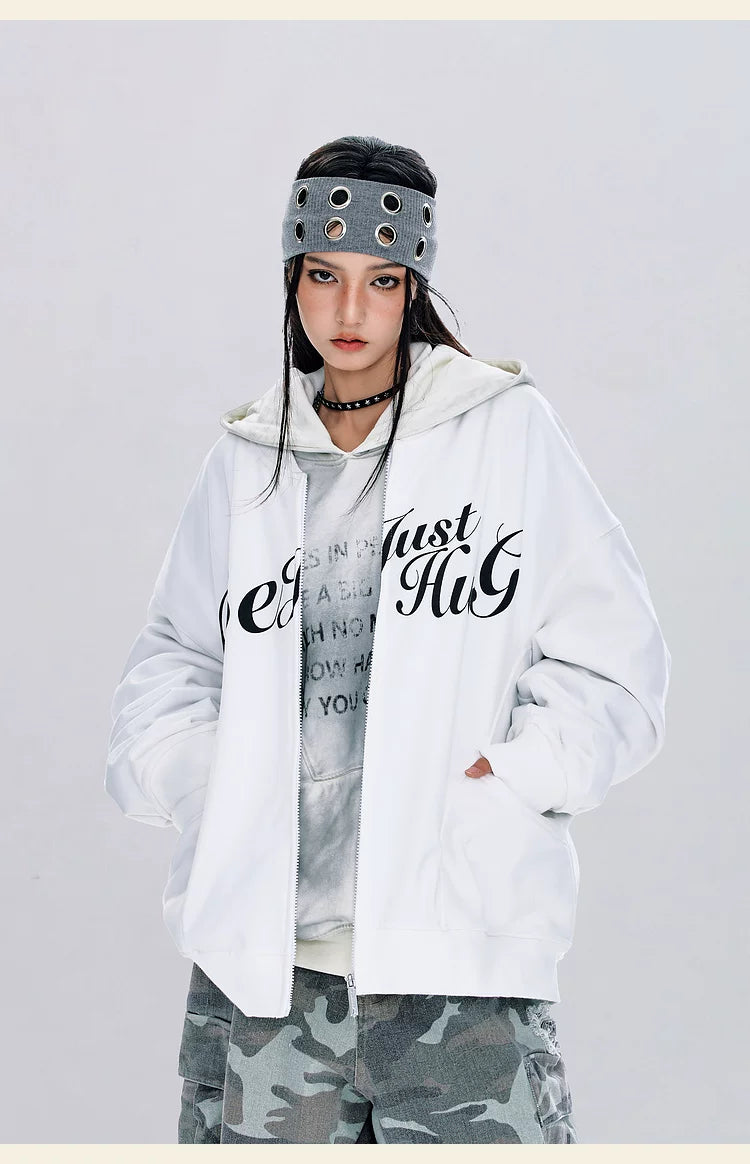 BJHG Design Sense Baseball Knitted Cardigan Jacket