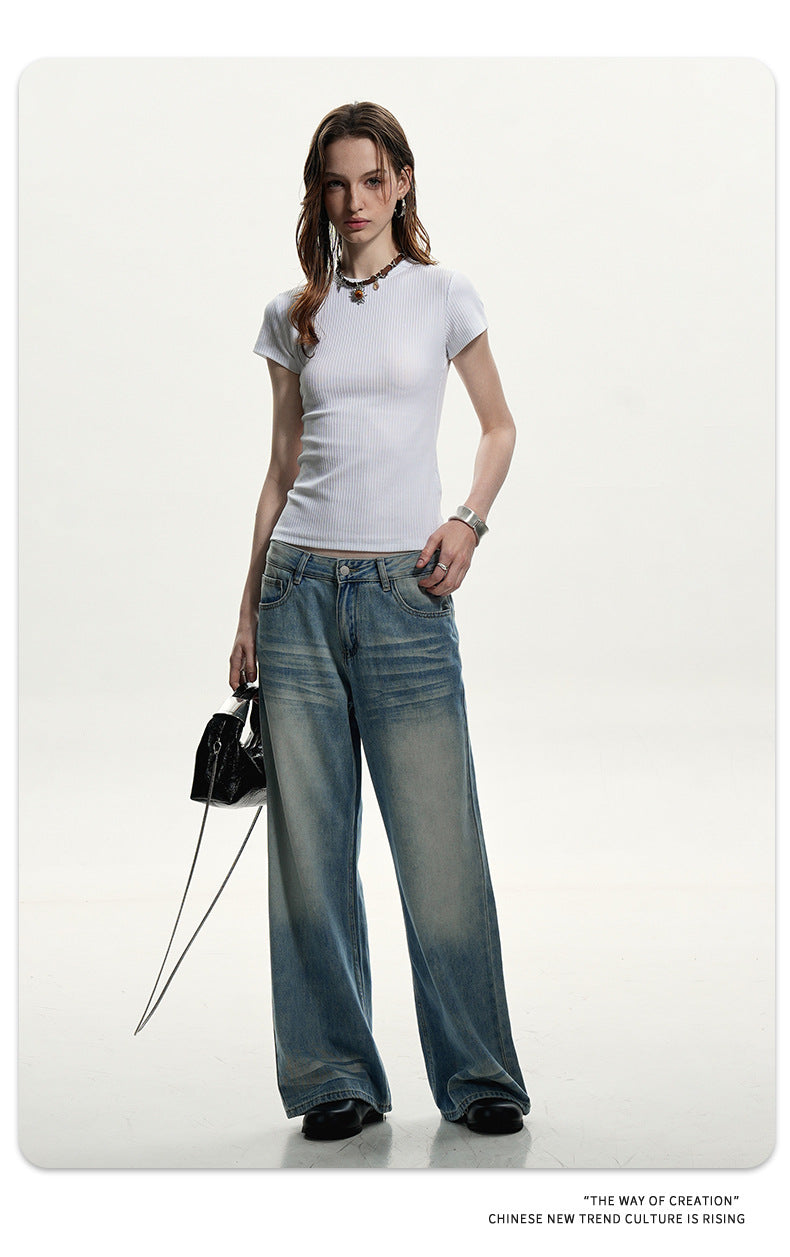 11KN Simple and Thin Versatile Slim Tee