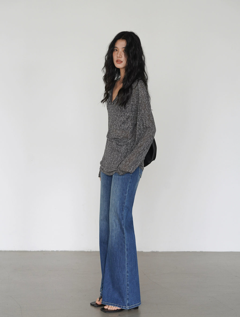 EIGHTHMONTH High Waist Skinny Wide Leg Jeans