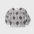 4JUNKS Rhombus Fake Two-piece * Knitted Sweater