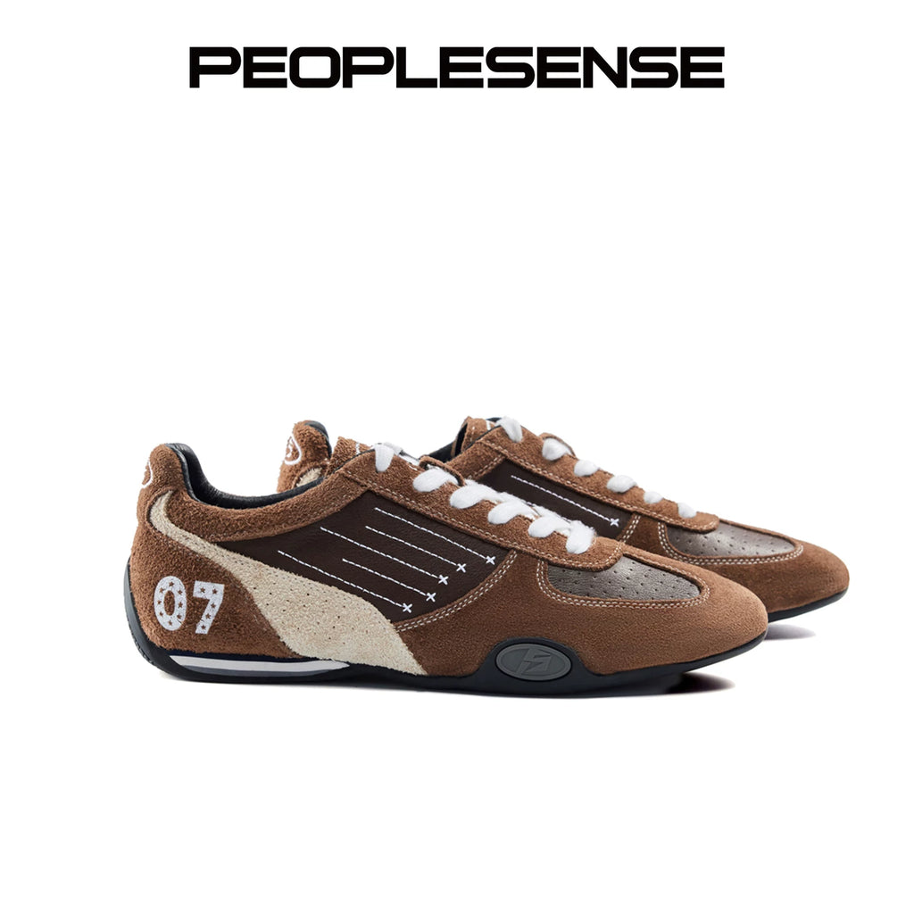 PEOPLESENSE Vintage Stitched Embroidered Sneakers