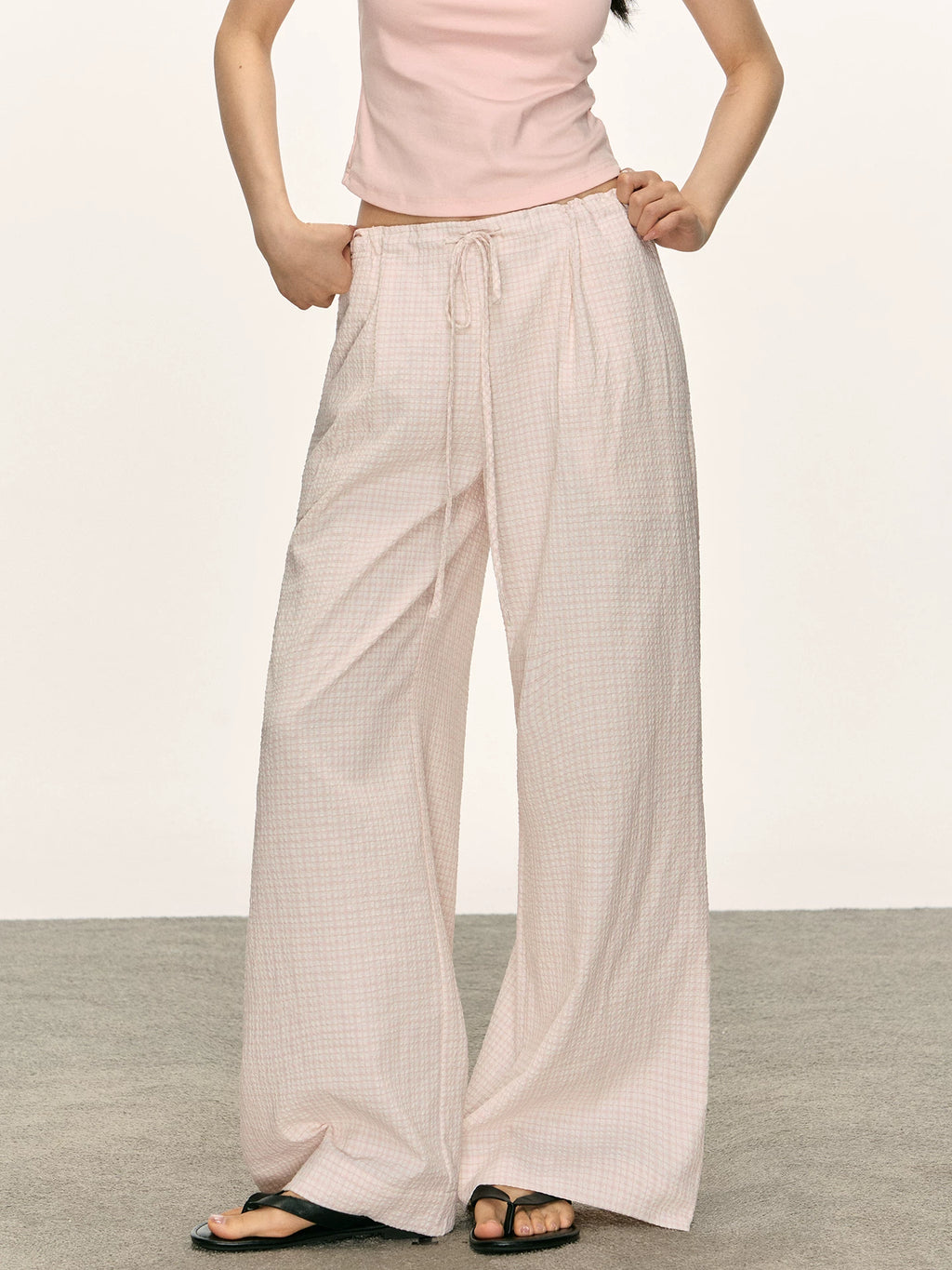 Anna Aneae Versatile Plaid Slacks