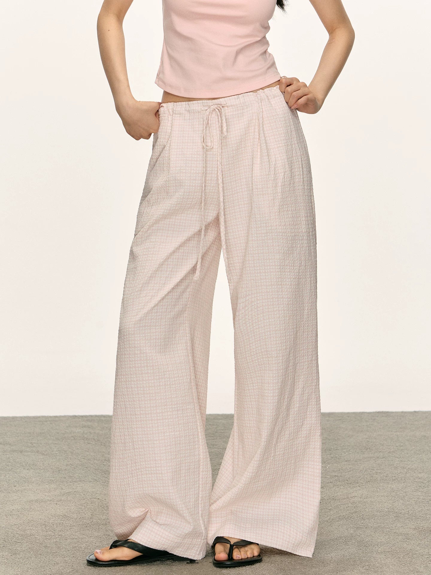 Anna Aneae Versatile Plaid Slacks