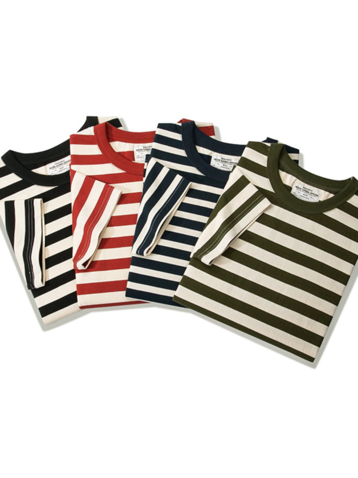 PrintAce Retro Striped Loose Tee