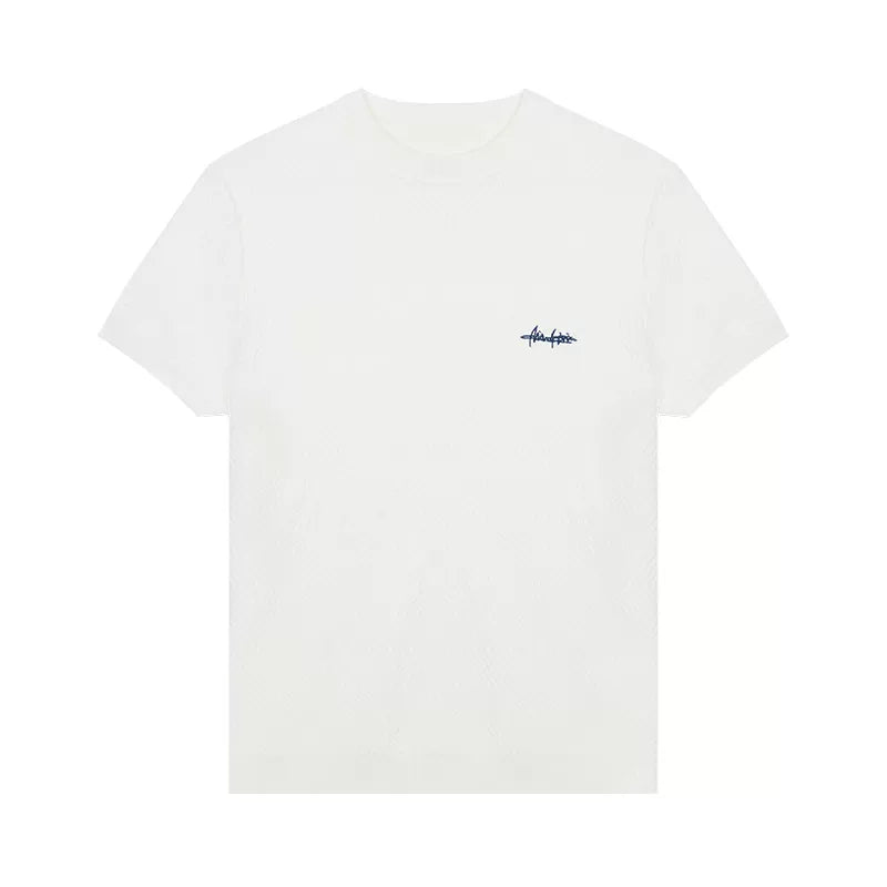 MindError Embroidery Logo Wavy Knit Tee