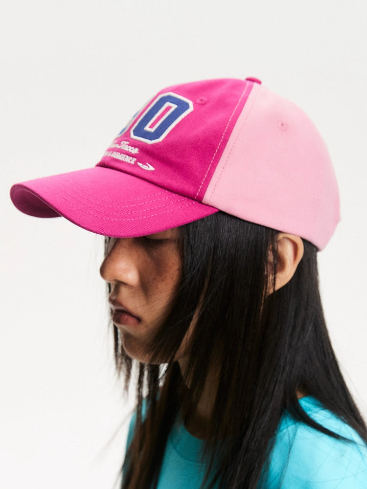 NewJNXS Contrasting Color Digital Logo Baseball Cap