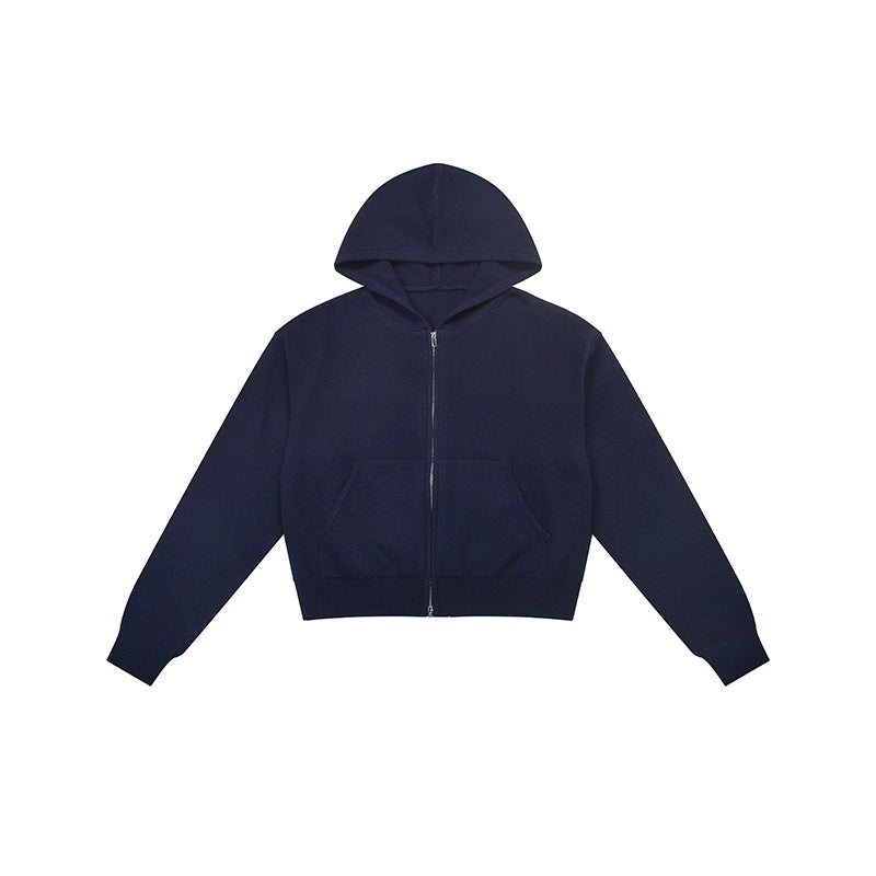 BRG Casual Soft Knitted Sweater Hoodie