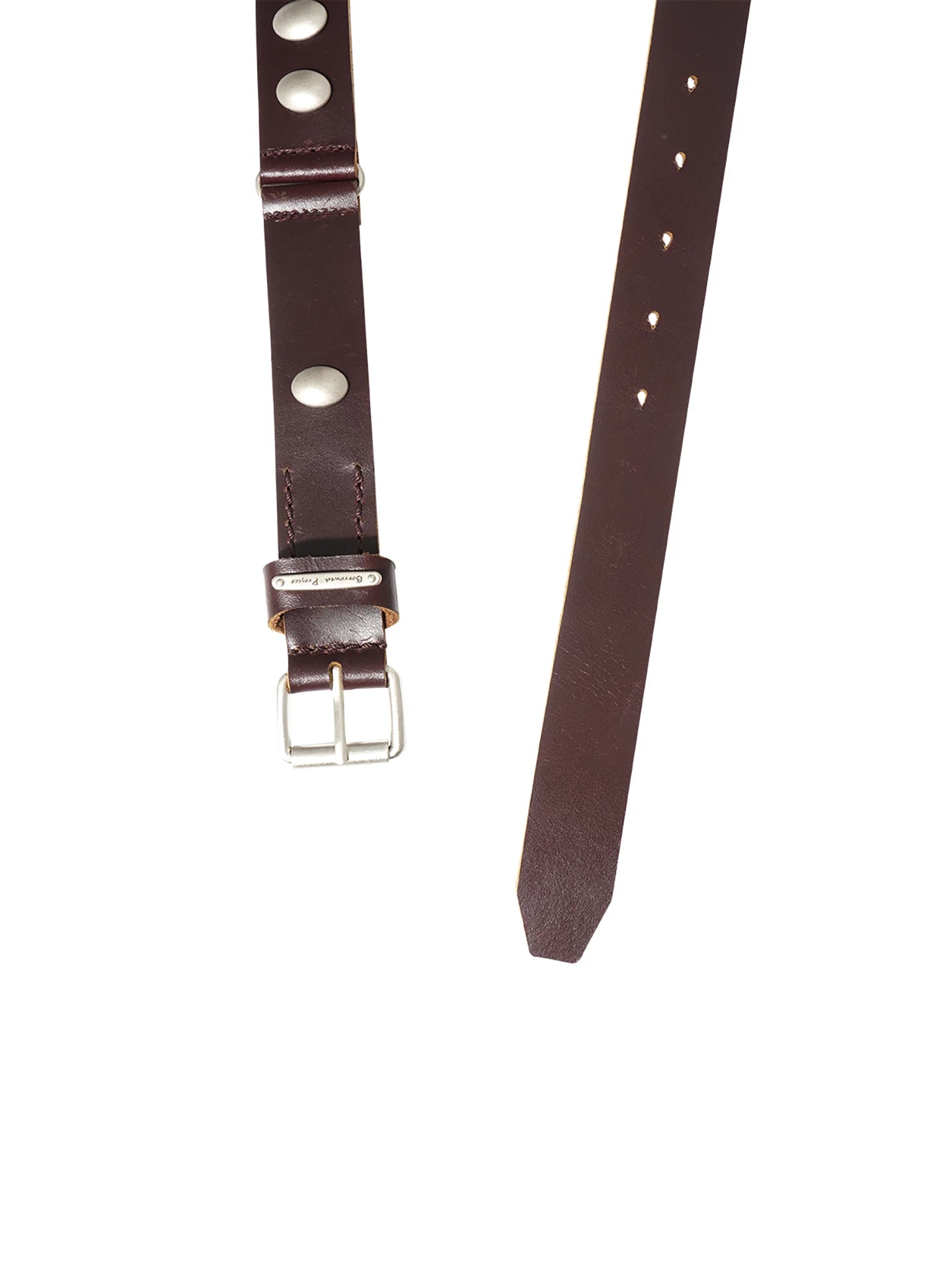 Borrowed Project Cowhide Pin Buckle Split Strike Belt