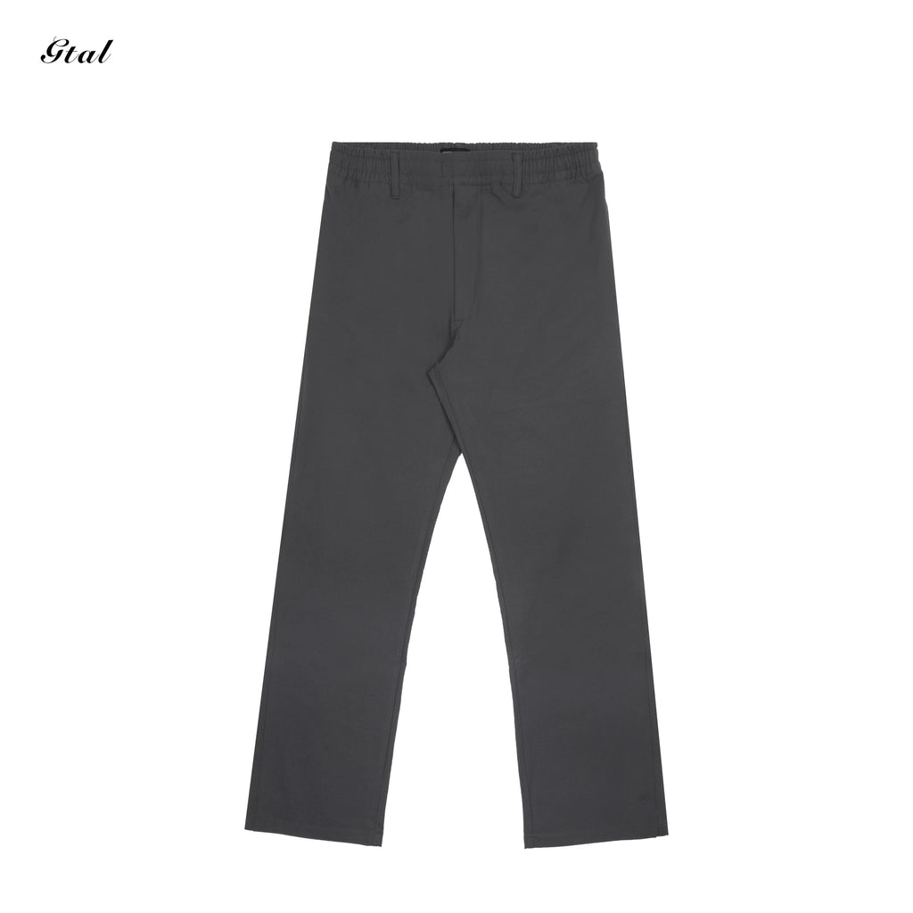 GTAL Casual Straight Embroidered Trousers