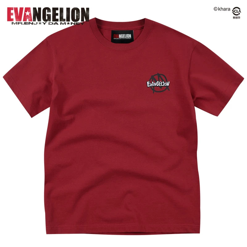 MEDM Pentagram Printed Casual Crew Neck Tee