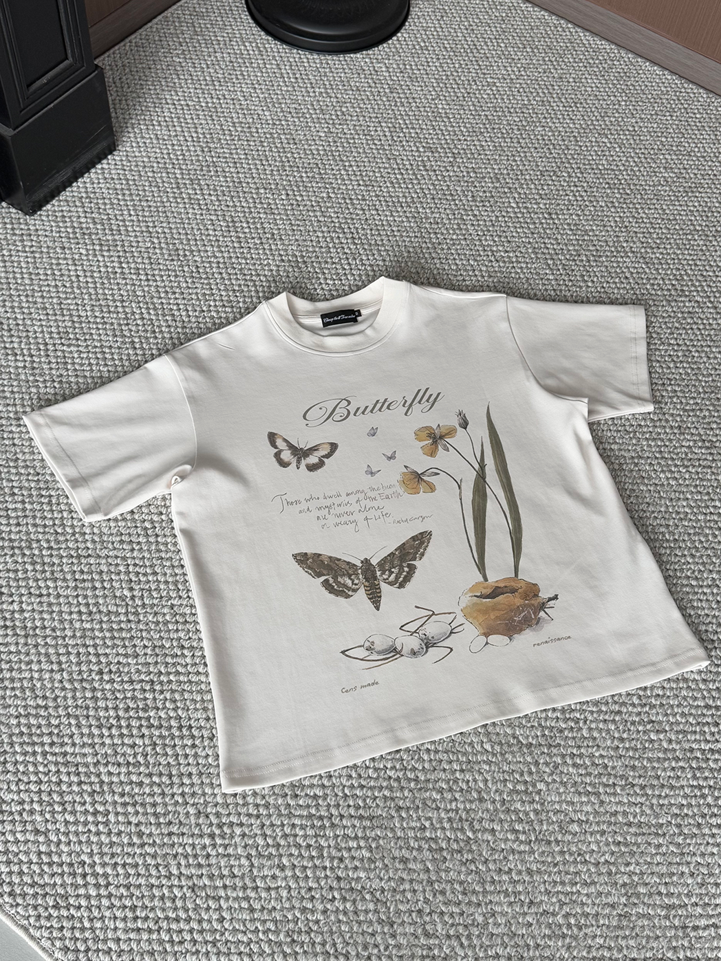 CENSMADE Reborn Butterfly Print Tee.