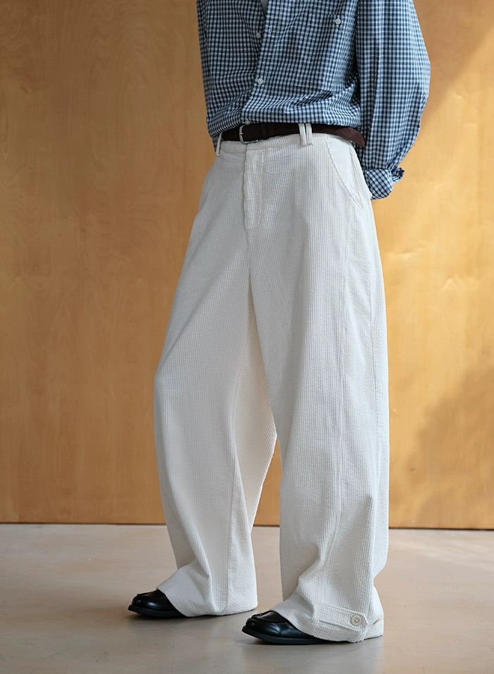 CARPEM Retro Corduroy Straight Overalls