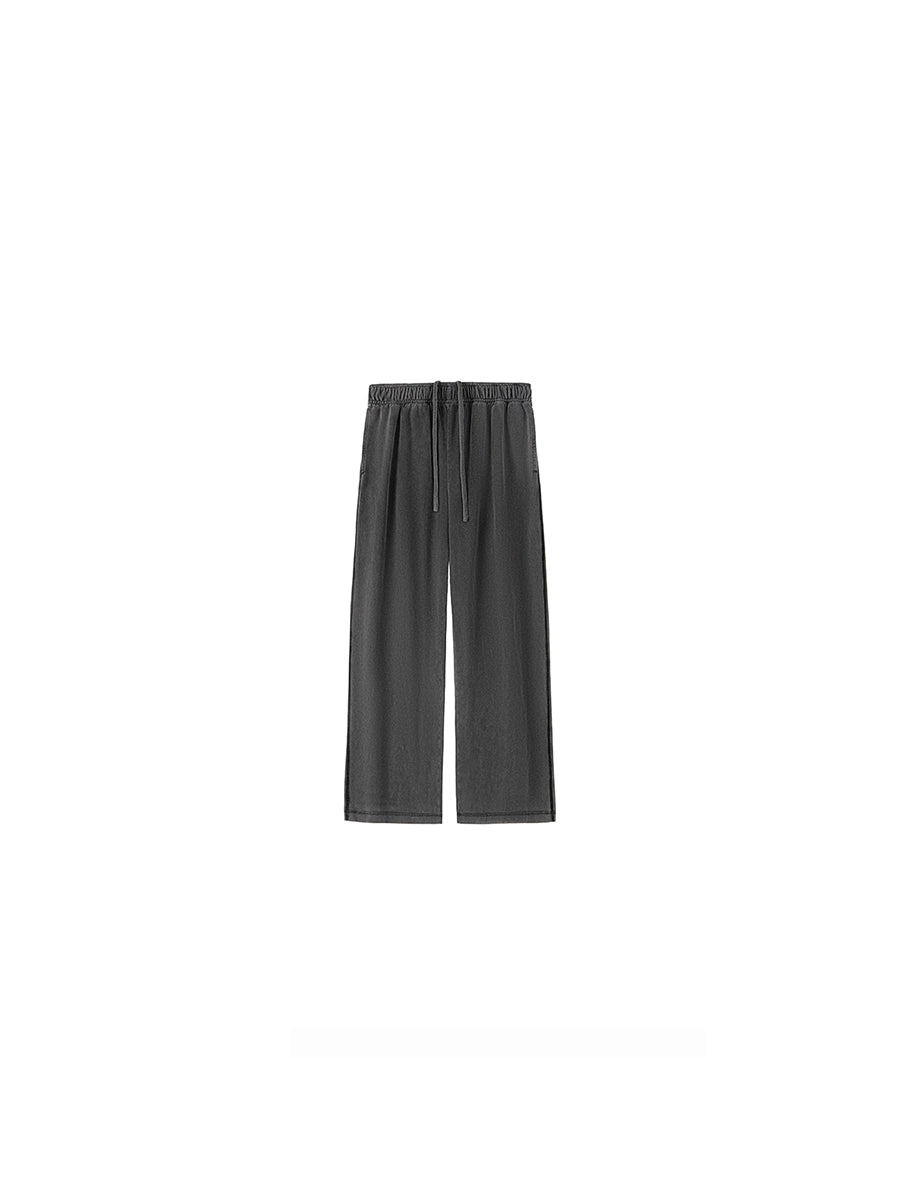 PLUS NO LOGO Loose Wide-leg Casual Trousers