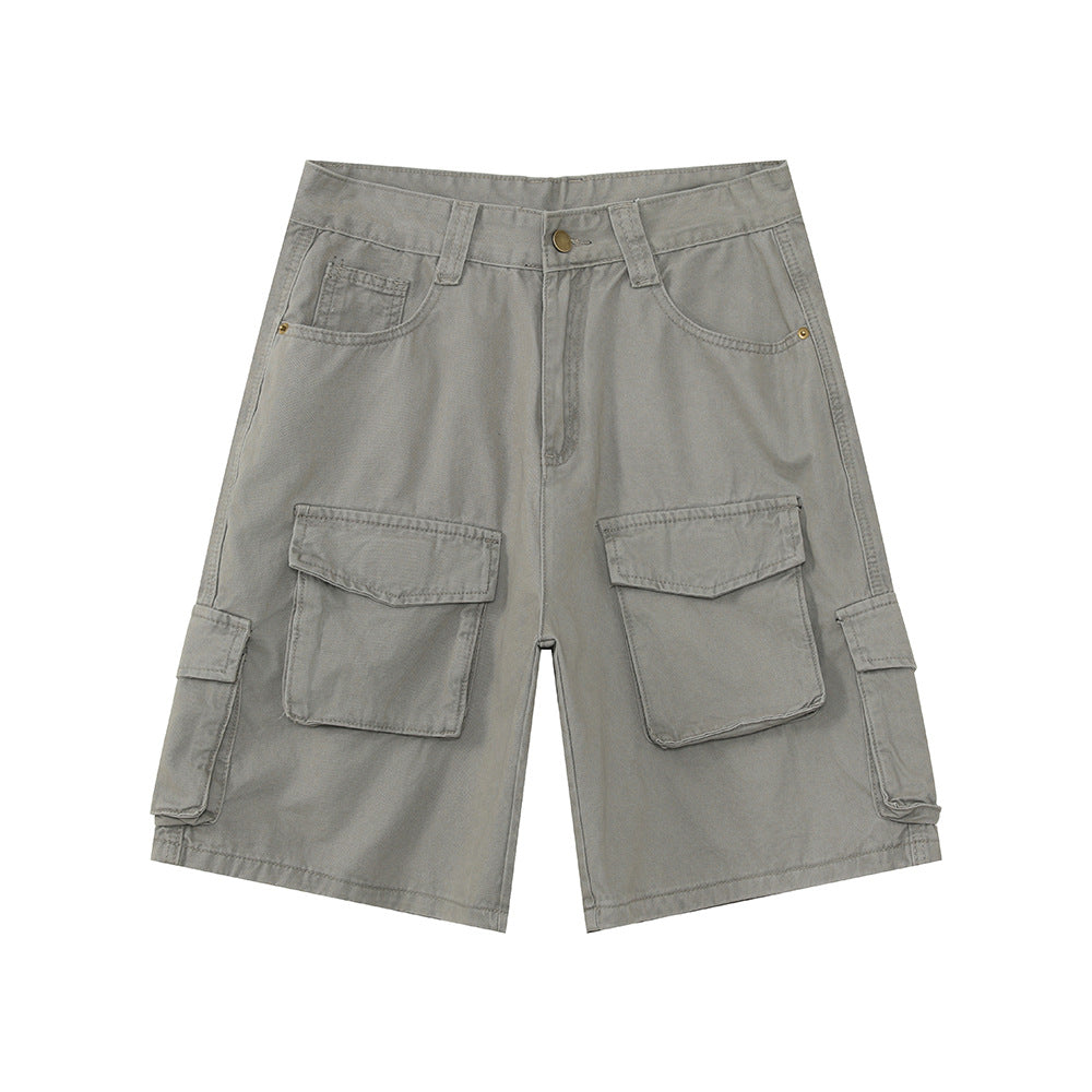 MTLCLOTHES Tooling Denim Casual Loose Pants