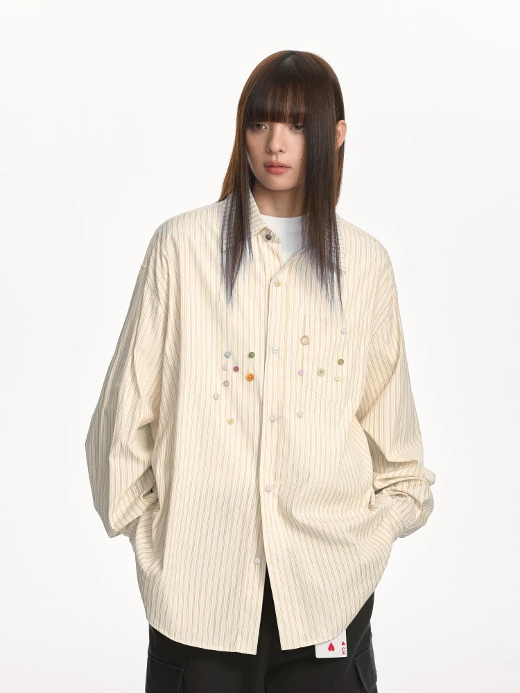 TGNS Lazy Casual Striped Shirt
