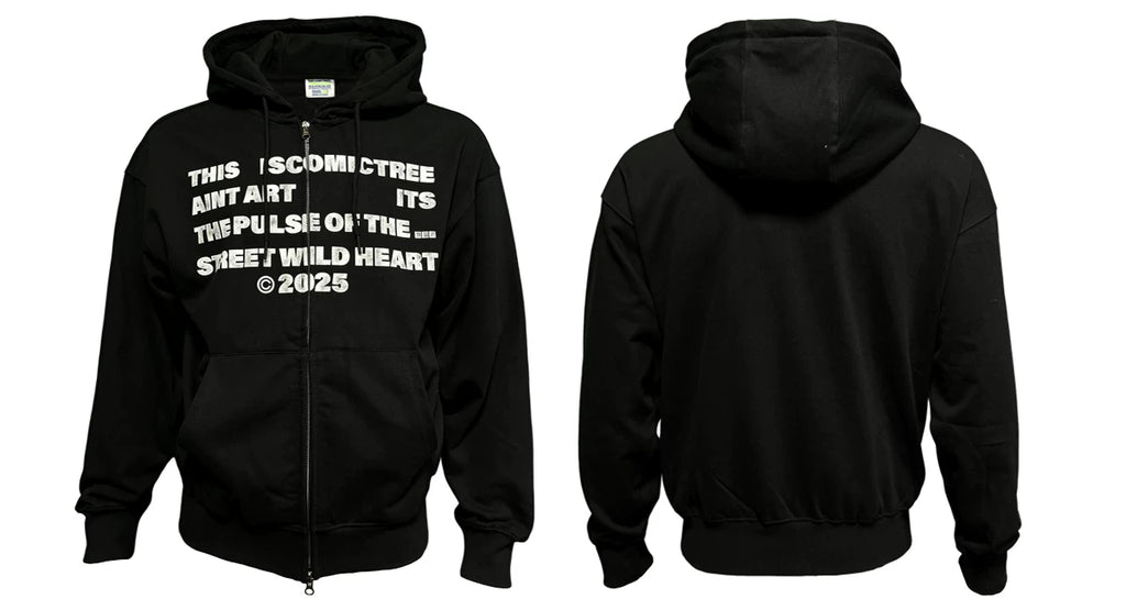ComicTree Full Print Old Zip Hoodie Sweater