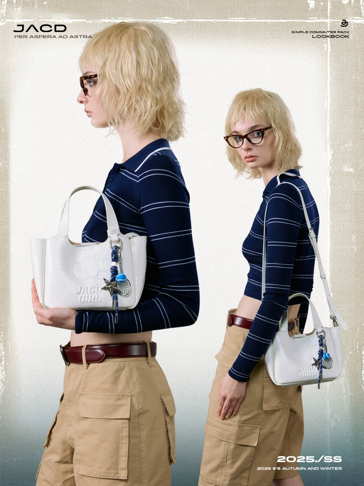 JACD Shoulder Crossbody Handbag Bucket Bag