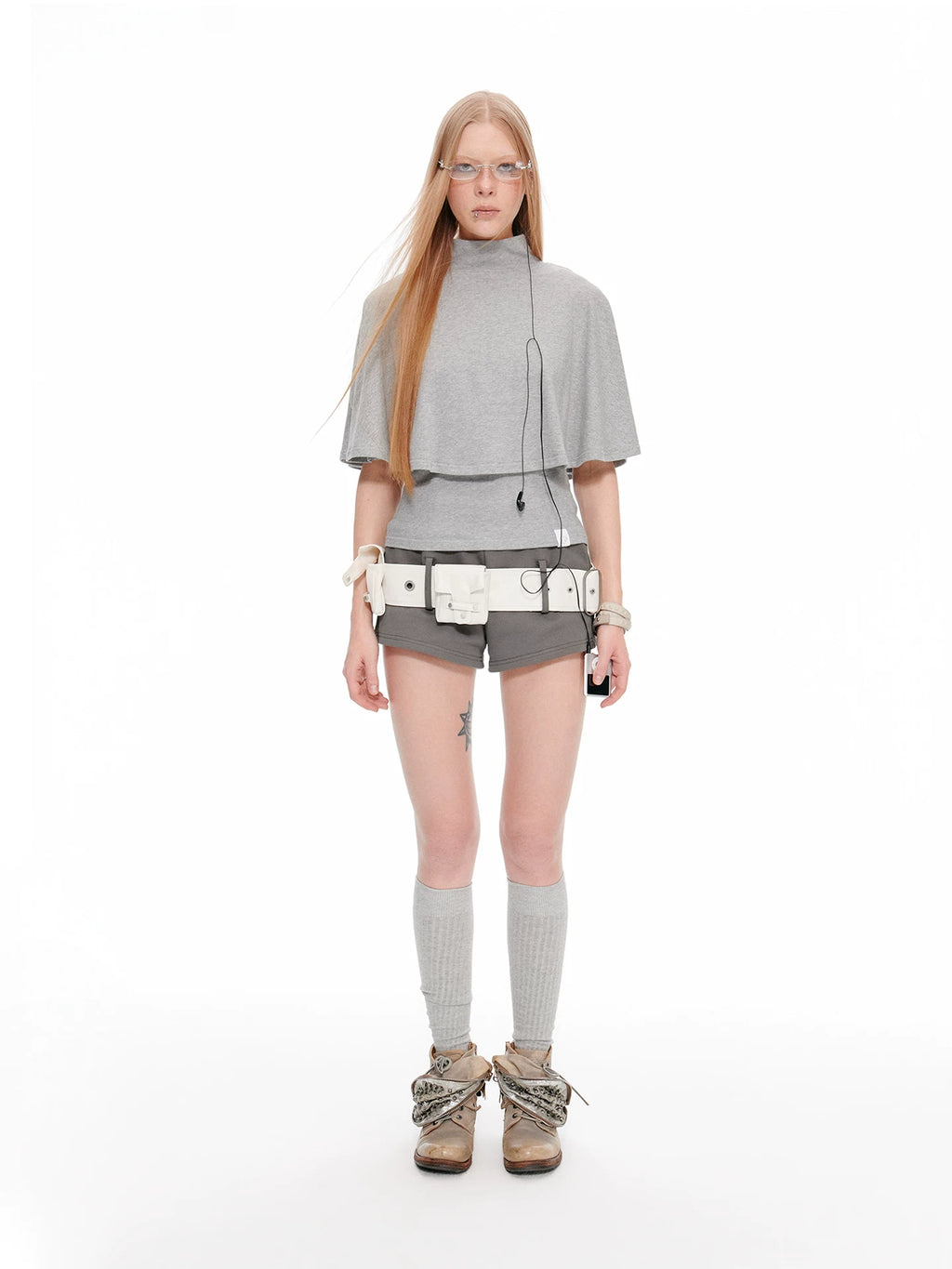 JIKOO High-waisted Slim Shorts