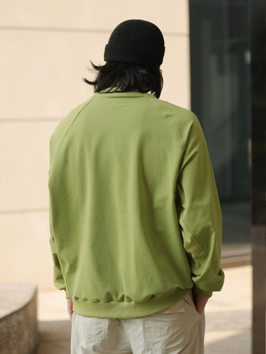 NOEARS Threaded Stitching Embroidered Sweater