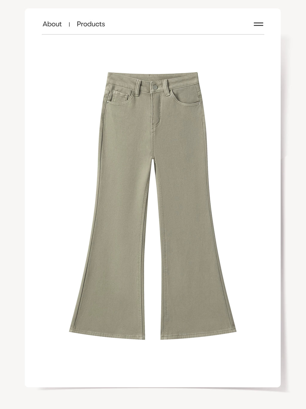 Cantonstory Vintage High Waist Skinny Jeans