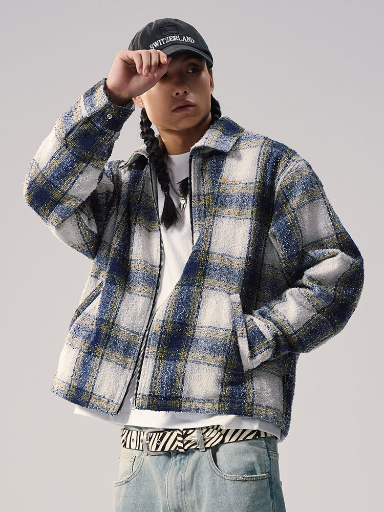 Remedy plaid SPRING Lapel jacket