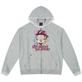 MEDM Lace Zip Hooded Sweater