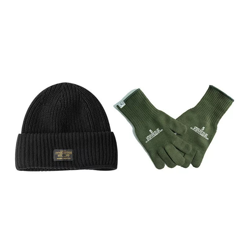 Madden Black Mask Knitted Windproof Hat