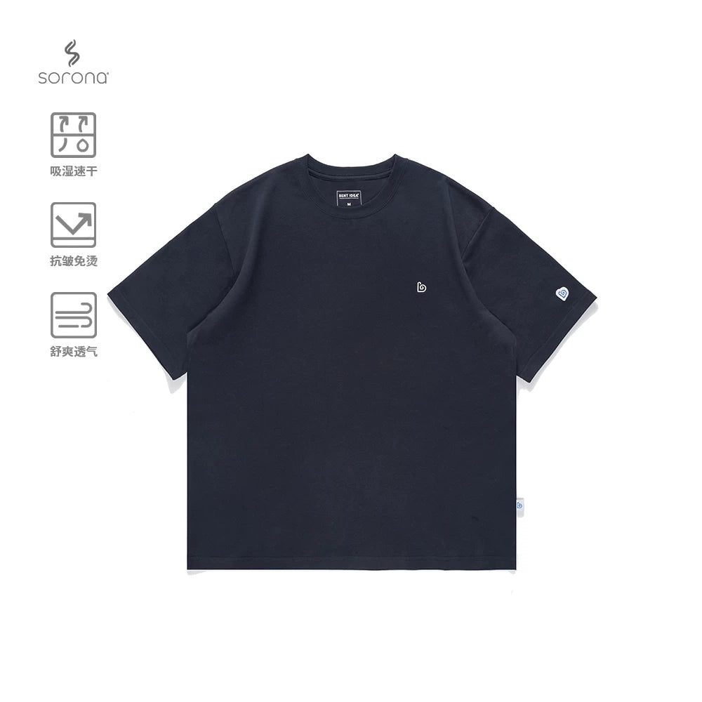 BENT IDEA Simple Loose Casual Tee