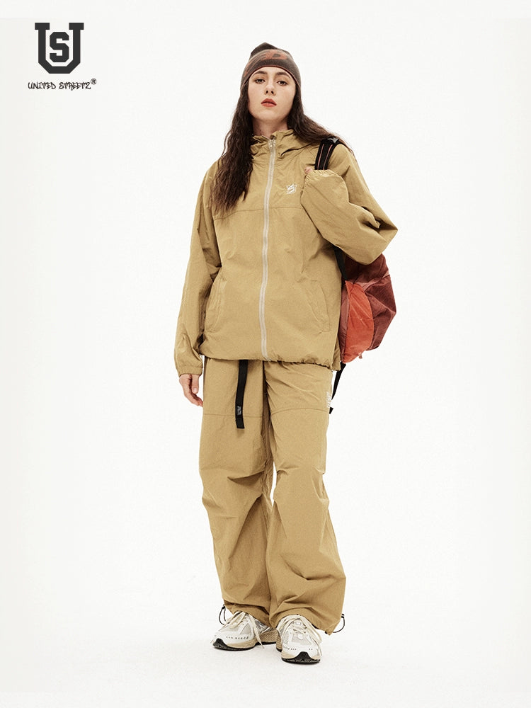 US Streamer Paratrooper Pants American Loose Casual Overalls