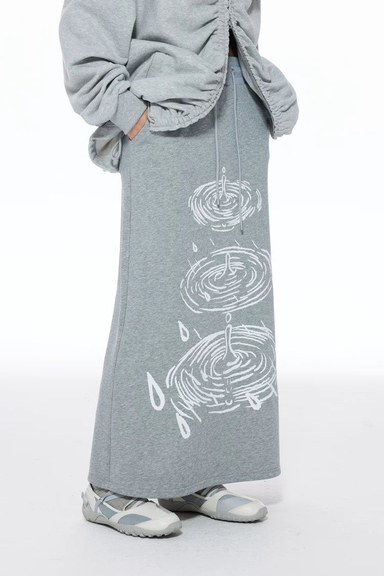 THELIGHT Retro Casual Versatile A-shaped Skirt