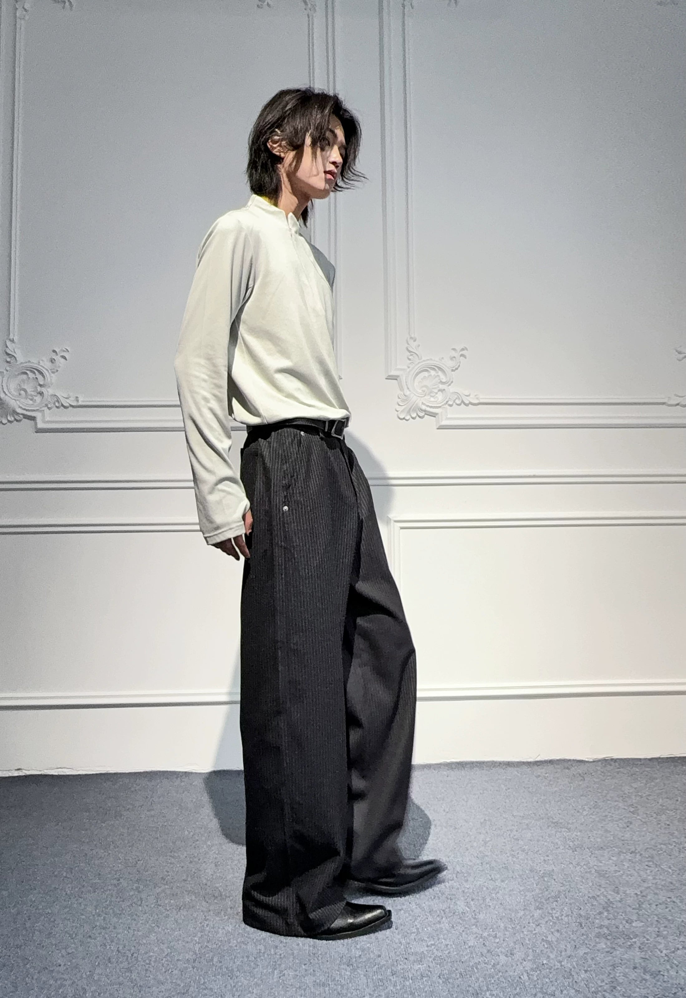 SOUTHFISH Semi-turtleneck Skin-friendly Soft Waxy Long Sleeves