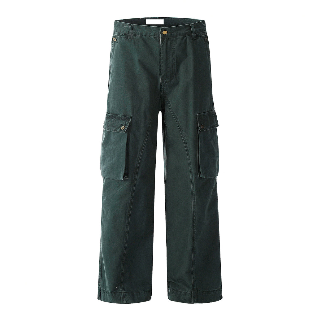 MICHINNYON Vintage Tooling Straight Versatile Casual Pants