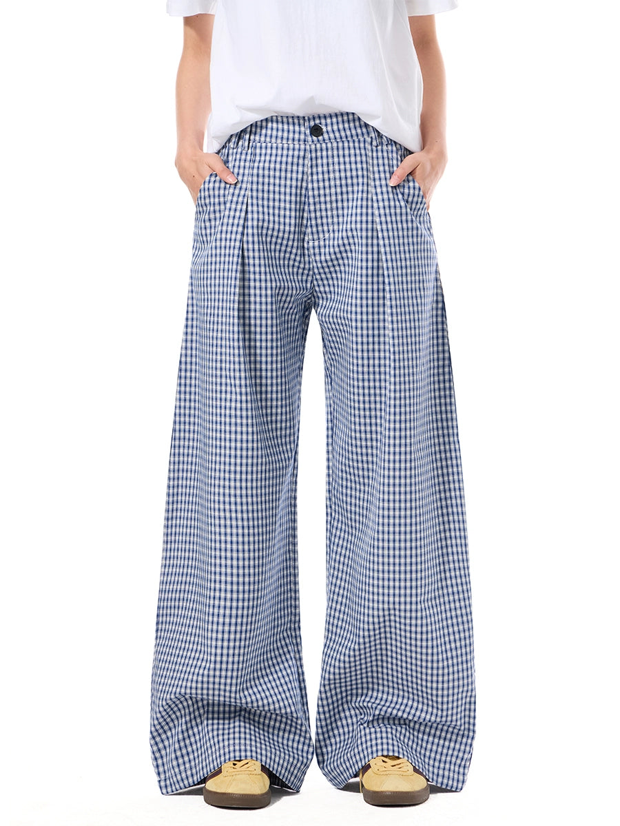 BTSG X Peoede  British plaid striped pants