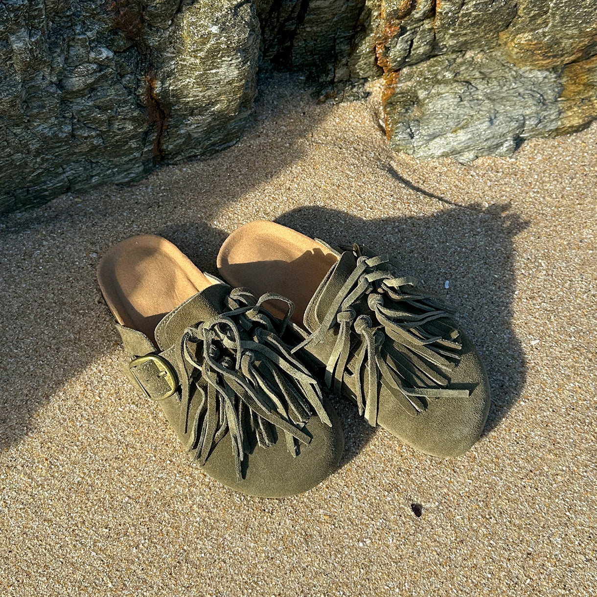 Lidaren Produced Versatile Retro Casual Thick Bottom Baotou Slippers