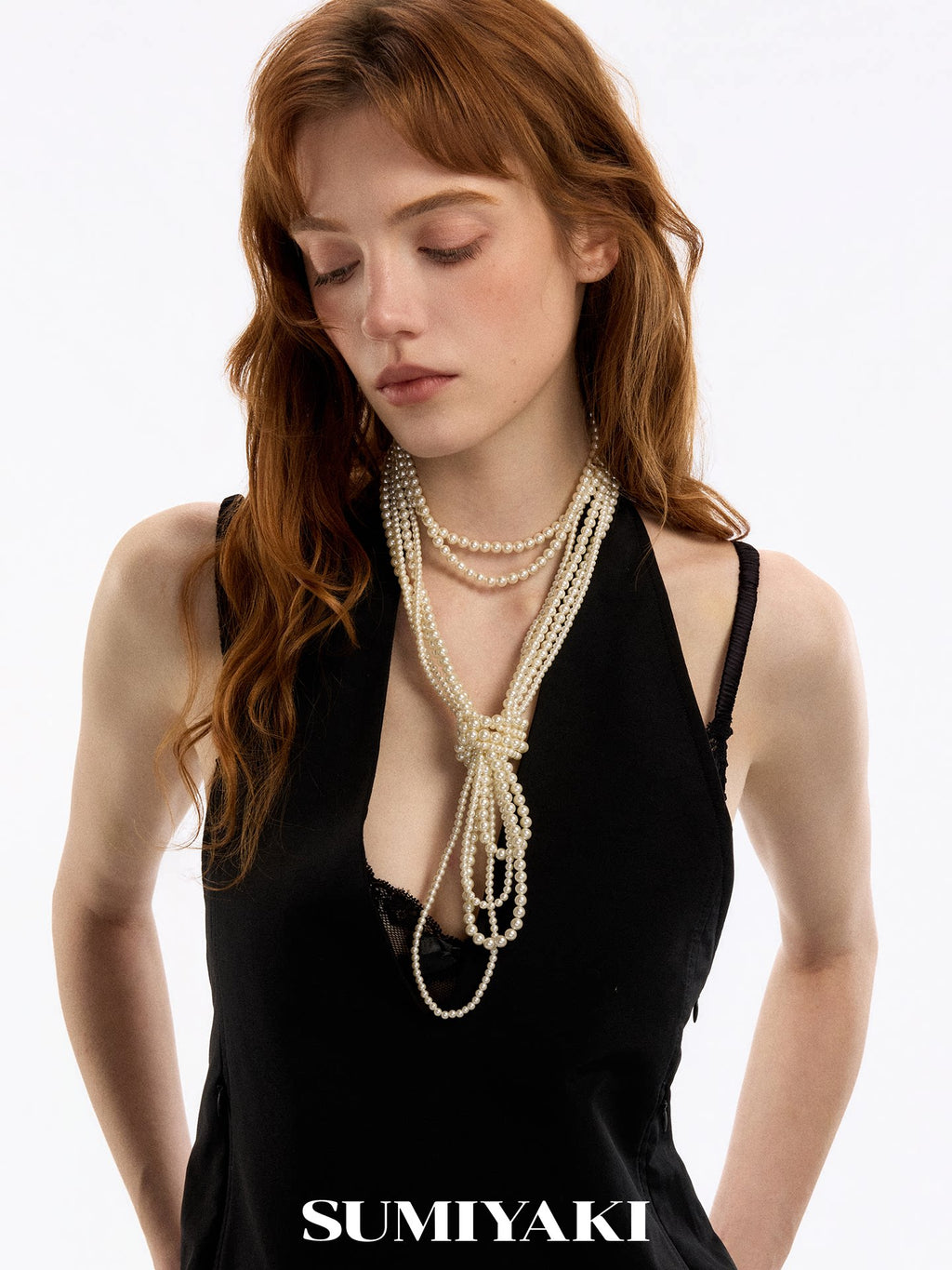 SUMIYAKI Premium Light Luxury Pearl Necklace