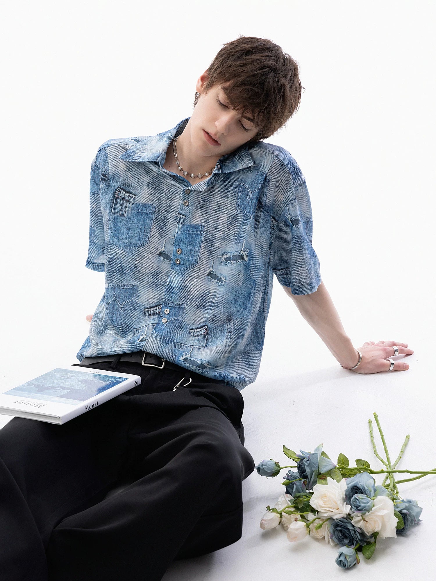 CHOR Cool Denim Loose Casual Shirt