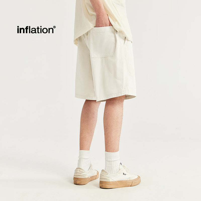 INF Washed Assute Dyed Straight Shorts