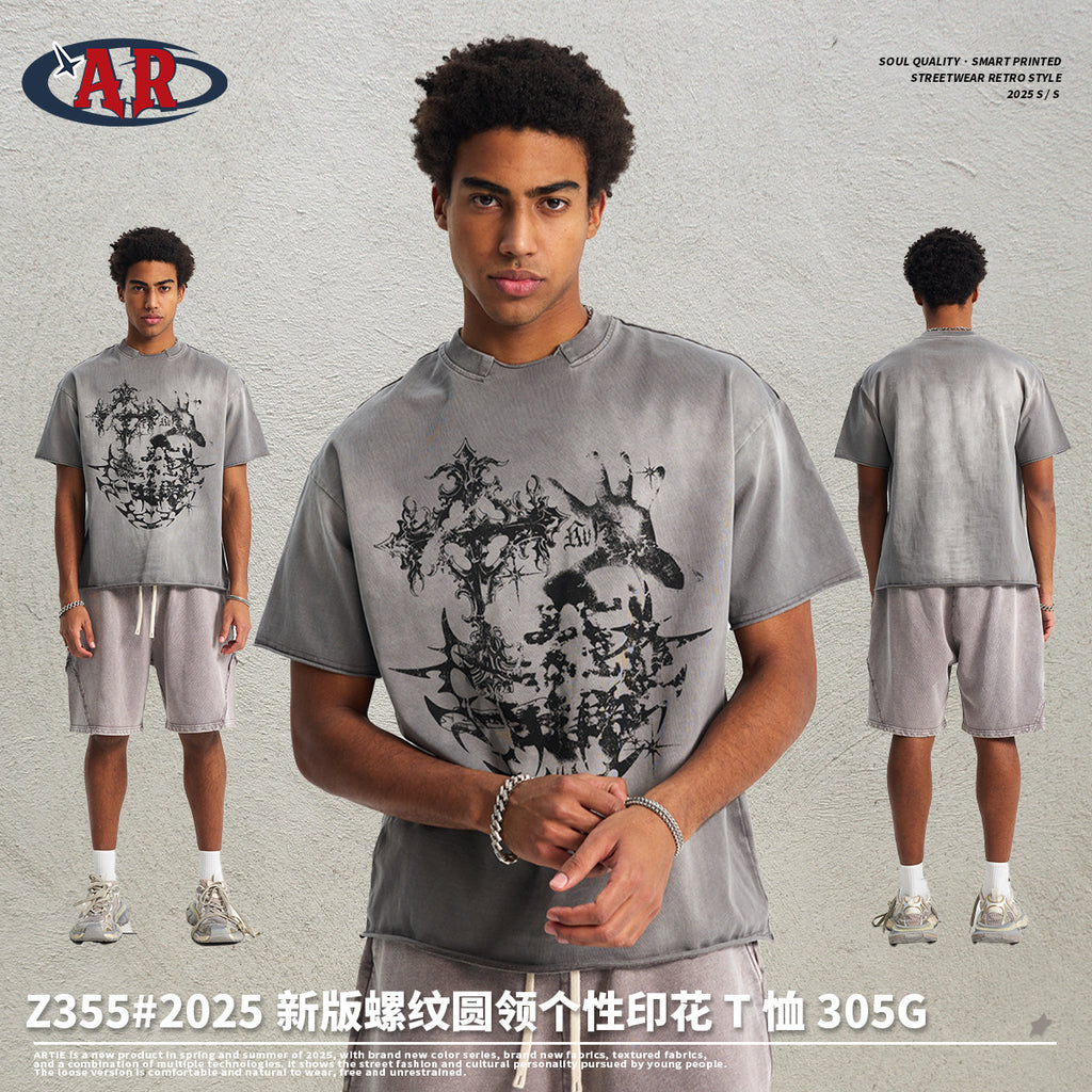 ARTIE Cotton Street Print Tee