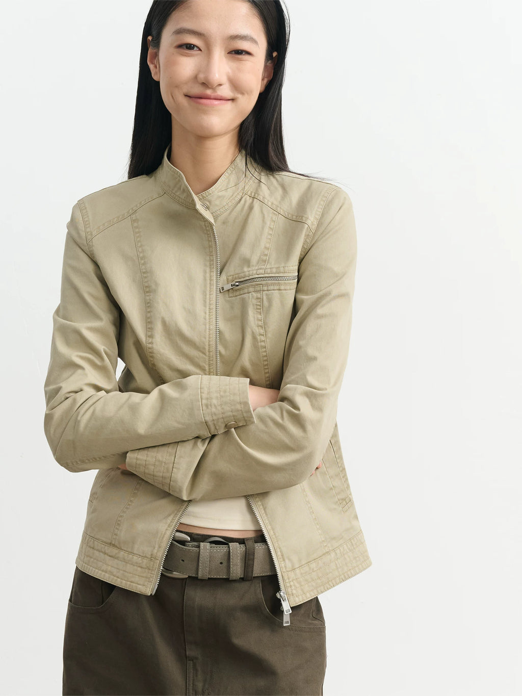 LINY LIBERTY Vintage Loose Short Waist Jacket
