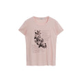 FUNKYFUN Flower Slogan Printing Comfortable Soft Skin Tee