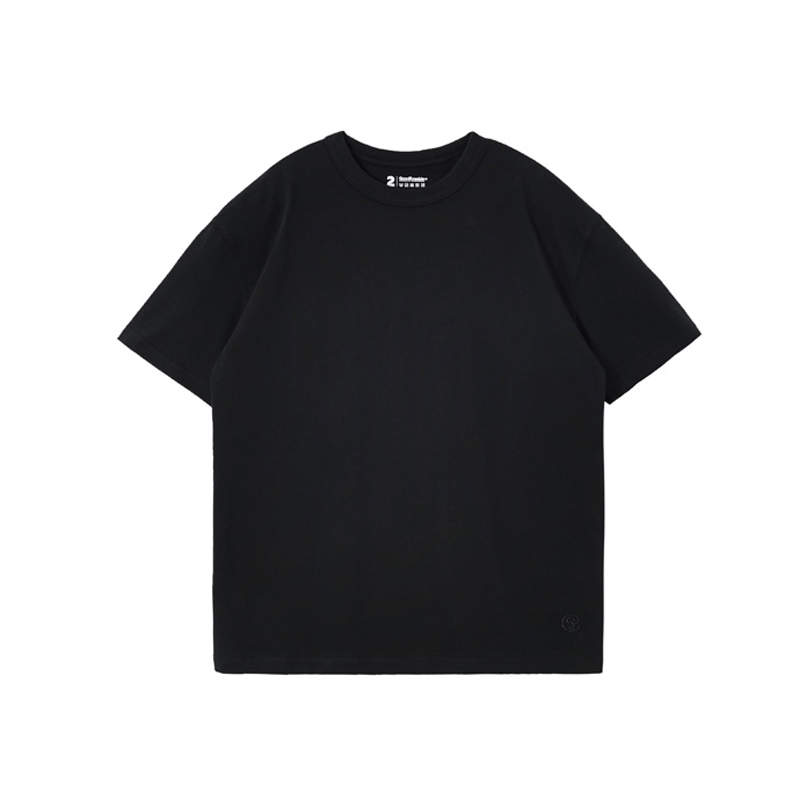 GOODLIVEABLE Cool Small Neckline Versatile Tee