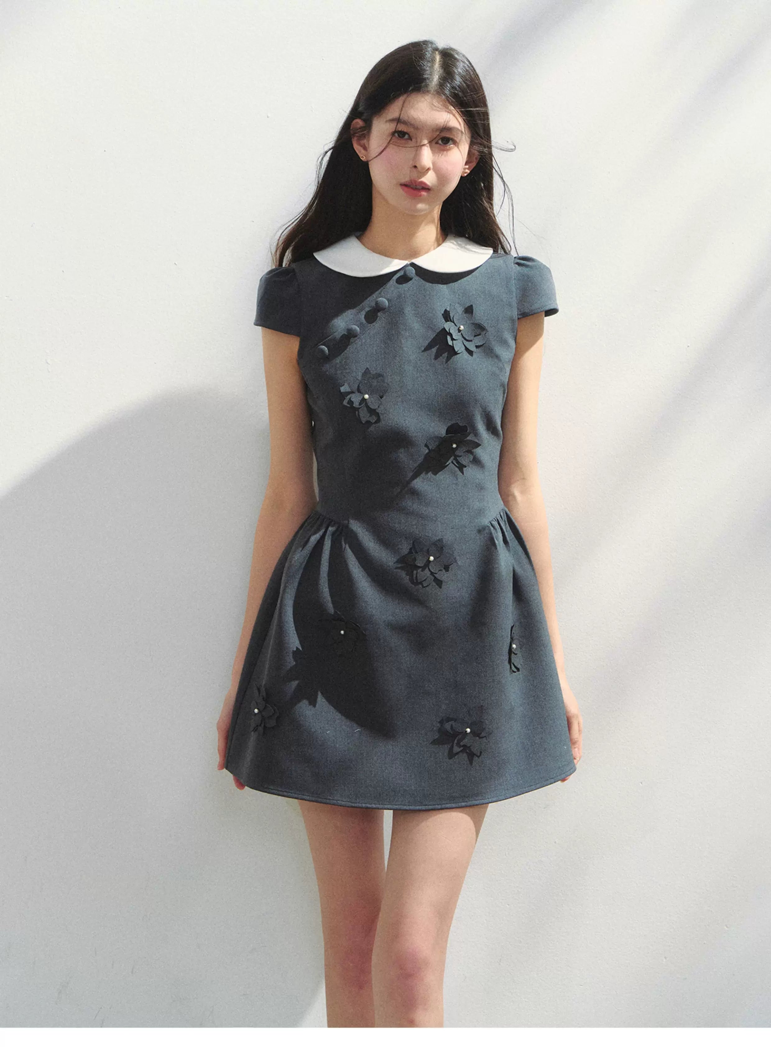 SunsetPark Doll Collar Casual Dress