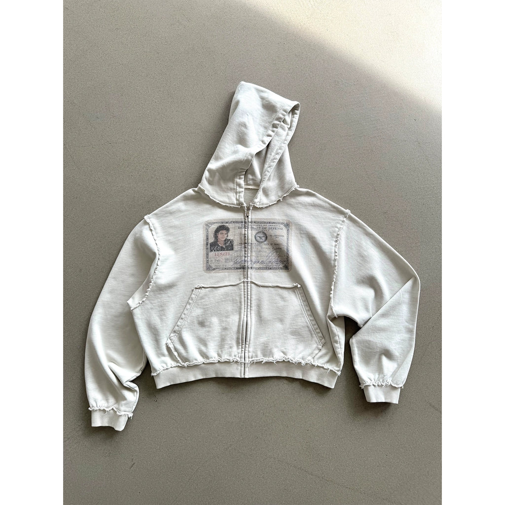 Erole Rough Edge Old Zip Hoodie Sweater